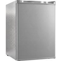 HOMCOM 73 L Mini Fridge with Chiller Box, Single Door Compact Refrigerator, Adjustable Thermostat, Reversible Door, Grey