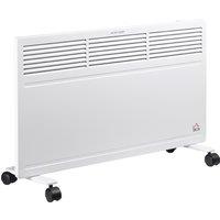 HOMCOM Convector Heaters Freestanding or Wall-mounted Portable Electric Heating w/ 2 Heat Settings, Adjustable Thermostat & Safety Cut-Off Aosom UK