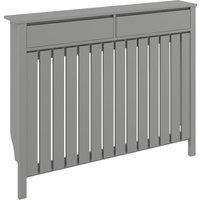 HOMCOM 93 x 119cm Modern Radiator Cover - Grey