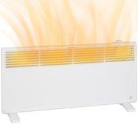 HOMCOM 2000W Convector Heater - White Aosom UK