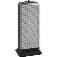 HOMCOM 2000W Ceramic Electric Heater with Fan, Oscillation - Black