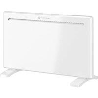 HOMCOM Smart Panel Heater Wall Mounted/Freestanding, Electric Heater with Weekly Timer, Open Window & Anti-Frost, 1500W, White
