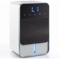 HOMCOM 400mL/Day Small Dehumidifier, RGB Mood Lights, Timer, LED Display, Dehumidifier for Home, Bedroom