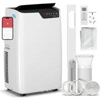 HOMCOM Portable Air Conditioner 12000 BTU, 4-in-1 AC Unit with Cool, Dehumidifier, Fan, Sleep Mode, WiFi Voice Remote Control