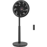HOMCOM Pedestal Fan with Oscillating, Tilt, Adjustable Height, Black