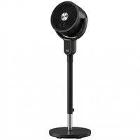 HOMCOM 20 dB Silent Standing Fan for Bedroom, 42" Pedestal Fan with Remote, 90 Oscillating, 8 Speeds, Remote Control, Black