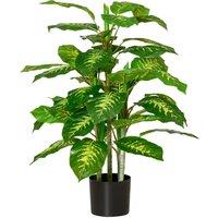 HOMCOM Artificial Evergreen Tree Fake Decorative Plant in Nursery Pot for Indoor Outdoor Dcor, 95cm Aosom UK