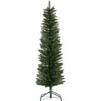 HOMCOM 5ft Artificial Bare Pencil Christmas Tree - Green Aosom UK