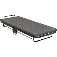 HOMCOM Single Temporary Folding Bed - Grey