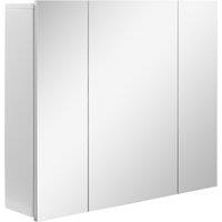 kleankin Wall Mounted Mirror Cabinet - White