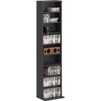 HOMCOM 260 Narrow CD Storage Unit - Black
