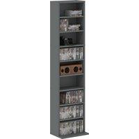 HOMCOM 260 Narrow CD Storage Unit - Grey