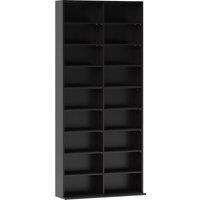 HOMCOM 640 CD Storage Tower - Black