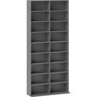 HOMCOM 640 CD Storage Tower - Grey