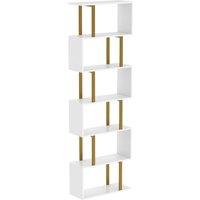 HOMCOM standing units free bookshelves industrial case bedroom