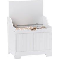 HOMCOM 61L Home Storage Chest - White