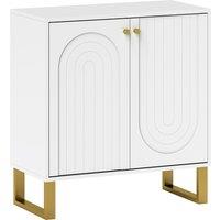 HOMCOM 2-Door Sideboard Storage Cabinet - White
