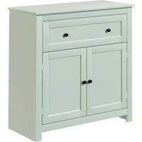 HOMCOM Sideboard Storage Cabinet, Modern Kitchen Cupboard with Adjustable Shelf, Drawer and Double Doors, Green