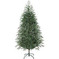 HOMCOM 6 ft Full Spruce Christmas Tree with Realistic Dense Tips, Easy Assembly - Green