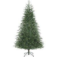 HOMCOM 7 ft Full Spruce Christmas Tree with Realistic Dense Tips, Easy Assembly - Green