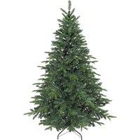 HOMCOM 6ft Artificial Christmas Tree with Realistic Branches, Easy Assembly - Green