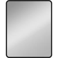 HOMCOM Rectangular Wall Mirror with HD Glass - Black