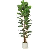 HOMCOM 180cm Artificial Fiddle Leaf Fig Tree - Green