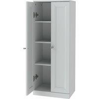 HOMCOM Narrow Bathroom Cabinet, Slim Storage Cabinet with 2 Doors & 4 Tiers, Freestanding Narrow Cupboard