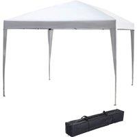 Outsunny 3 x 3 m Heavy Duty Gazebos, Garden Heavy Duty Marquee, Party Tent, Folding Wedding Canopy, Waterproof, UV Protection, White Aosom UK