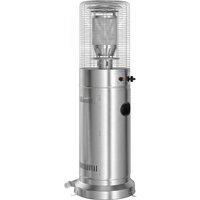 Outsunny Gas Patio Heater, 13 kW Stainless Steel Portable Propane Outdoor Heater with Pulse Ignition, Tip-over Protection, Silver