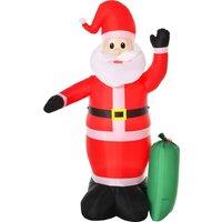 HOMCOM Inflatable 2.4m Santa Claus Aosom UK