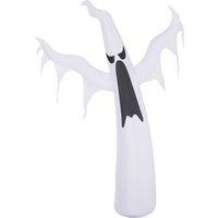 HOMCOM 6FT 1.8m LED Halloween Inflatable Decoration Floating Ghost Scary Party Outdoors Yard Lawn Aosom UK