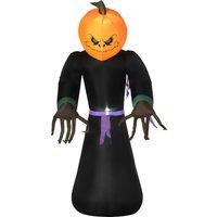 HOMCOM Inflatable 2.1m Pumpkin Man, W/LED lights