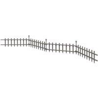 Outsunny 4PCs Wooden Garden Fencing Landscape Edging, Grey