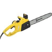 DURHAND Aluminium Chainsaw with Double Brake Protection and Blade Cover, 2000 W, 40 cm, for Wood, Trees and Branches, Yellow