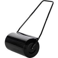 DURHAND Heavy Duty Garden Lawn Roller Push Tow Water Sand Filled 46L Equipment Manual Push Rolling Drum Aosom UK