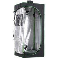 Outsunny Grow Tent Kits Grow Tent Hydroponic Grow Tent 60 x 60 x 140cm with Detachable Waterproof Floor Tray Aosom UK