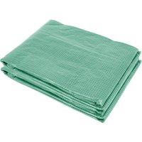 Outsunny 6 x 3 x 2m Greenhouse Replacement Cover ONLY Winter Garden Plant PE Cover for Tunnel Walk-in Greenhouse with Roll-up Windows Aosom UK
