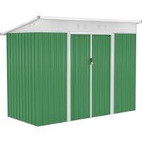 Outsunny 7.6 x 4.3ft Garden Storage Shed w/ Sliding Door Ventilation Window Sloped Roof Gardening To