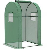 Outsunny 94 x 94cm Mini Portable Greenhouse - Green