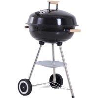 Outsunny BBQ Grill Charcoal Grill Portable Charcoal BBQ Round Kettle Grill Outdoor Heat Control Part