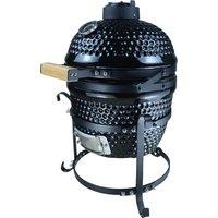 Outsunny Charcoal Grill Ceramic BBQ Grill Smoker Oven Japanese Egg Barbecue