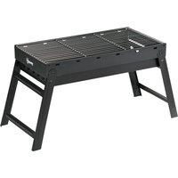 Outsunny Foldable Charcoal Grill - Black