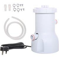 Outsunny Cartridge Filter Pump for 13'-15' Above Ground Pools, 800GPH (3028 LPH) Swimming Pool Filte