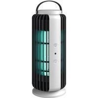 Outsunny Electric Fly Zapper Indoor, Fly Killer with Fan, 365nm LED Light, Auto On Off Sensor, 8 W Bug Zapper with Handle