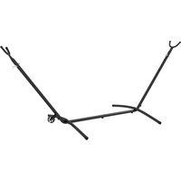 Outsunny Portable Hammock Stand, 9.5ft Adjustable Hammock Net Stand w/ Wheels & Carry Bag, Suitable for String & Brazilian-style Hammocks Aosom UK