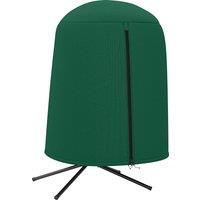Outsunny 190 x Φ128cm Hanging Egg Chair Furniture Cover - Green