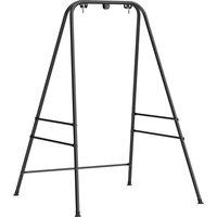 Outsunny Hammock Chair Stand Only, 150KG Load Capacity, for Indoor Outdoor, Black