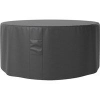 Outsunny Garden Patio Large Furniture Set Round Cover 600D Oxford Waterproof, Ф193 x 80H cm, Black