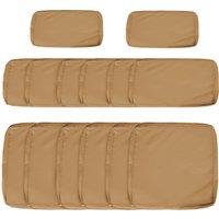 Outsunny 14 Pcs Outdoor Cushion Set - Beige